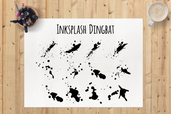 Inksplash Dingbat Font Download