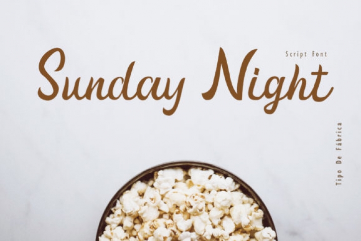 Sunday Night Script Font Download