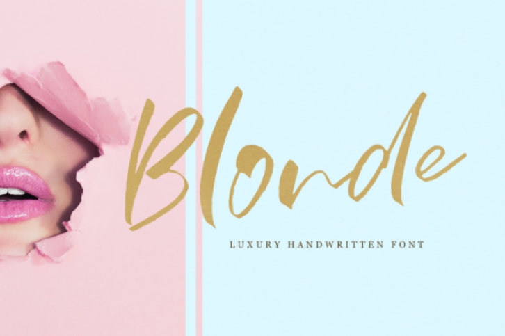 Blonde Font Download