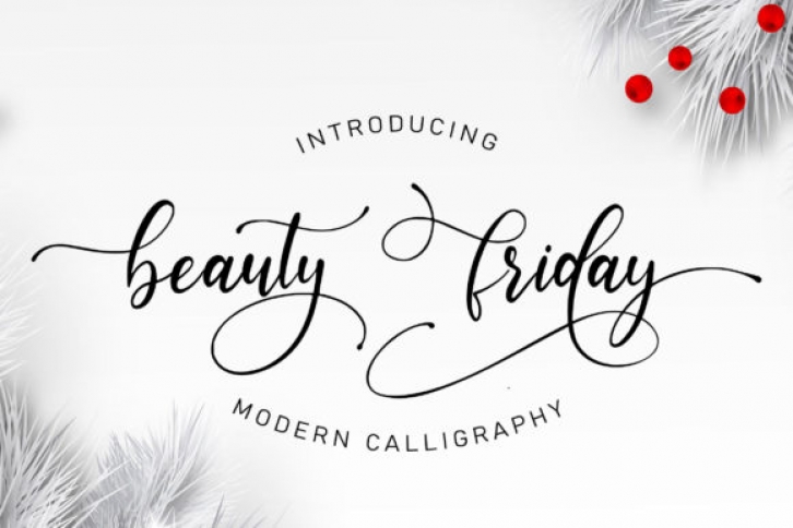 Beauty Friday Font Download