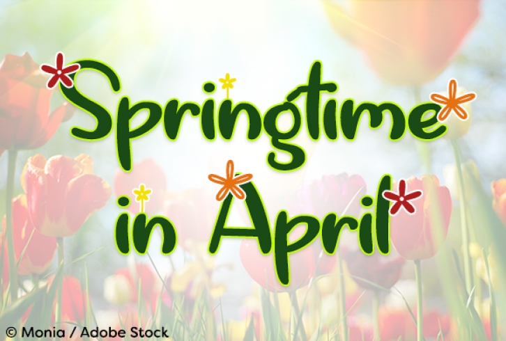 Springtime in April Font Download