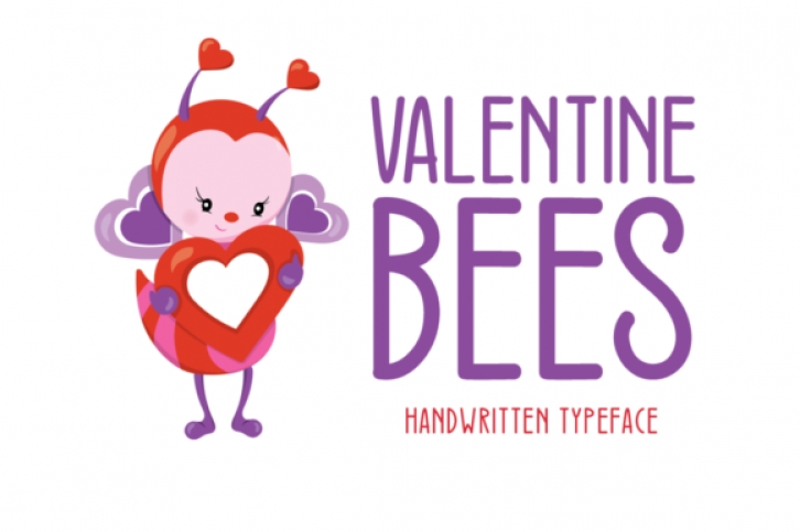 Valentine Bees Font Download