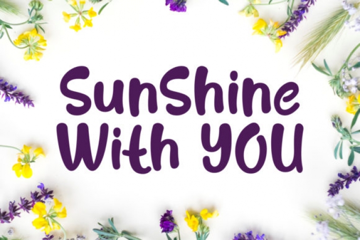 Sunshine with You Font Download