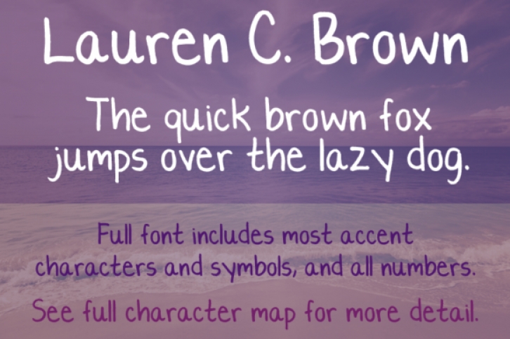 Lauren C. Brown Font Download