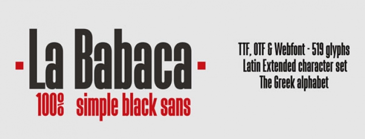La Babaca Font Download