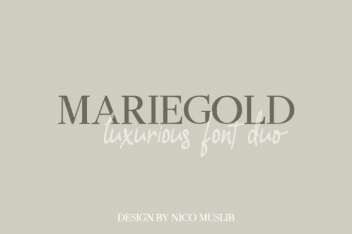 Mariegold Duo Font Download
