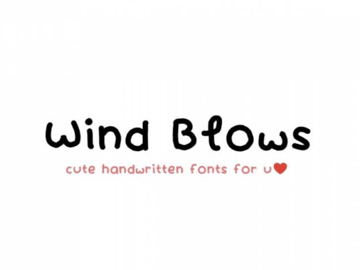 Wind Blows Font Download
