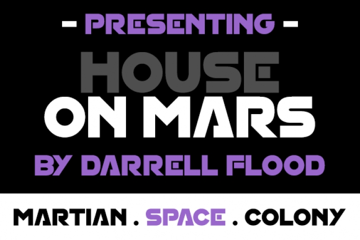 House On Mars Font Download