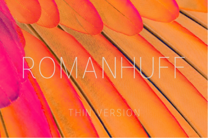 Romanhuff Thin Font Download