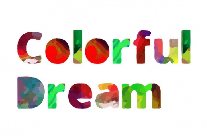 Colorful Dream (Color Font) Font Download