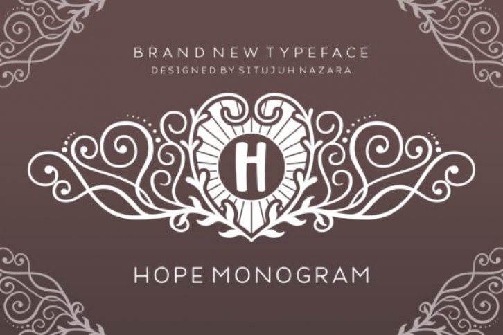 Hope Monogram Font Download