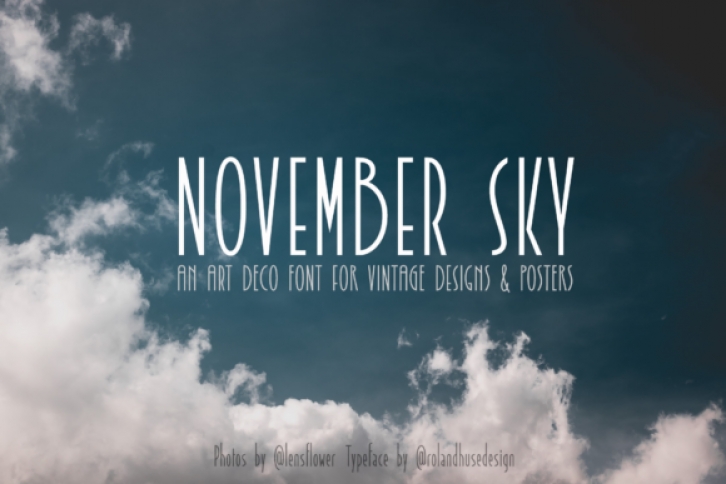 November Sky Font Download