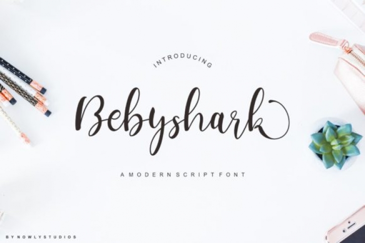 Bebyshark Font Download