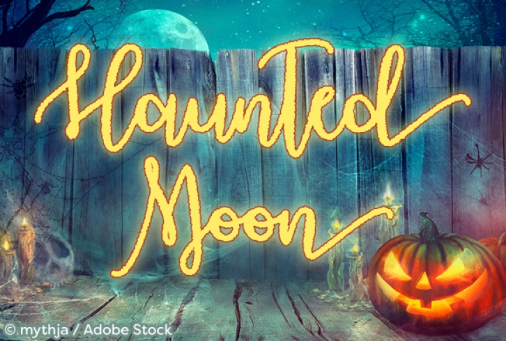 Haunted Moon Font Download