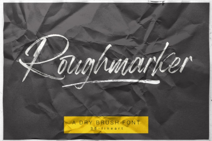 Roughmarker Font Download
