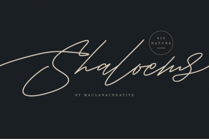 Shaloems Font Download