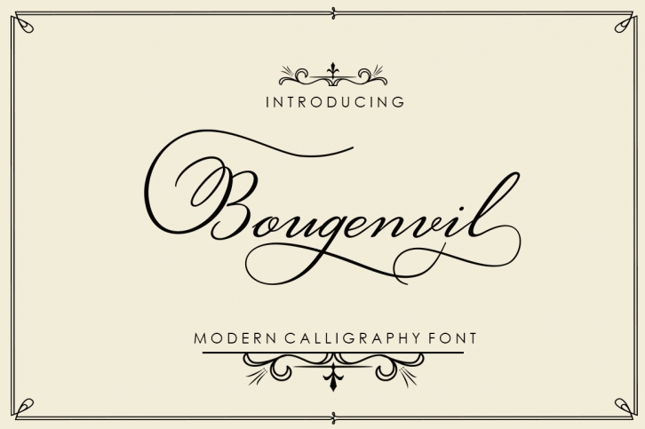 Bougenvil Font Download