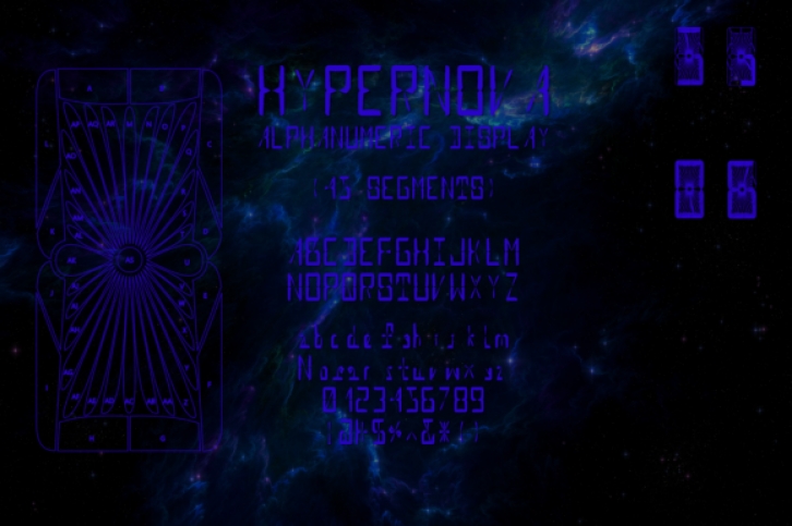 Hypernova Alphnum Font Download
