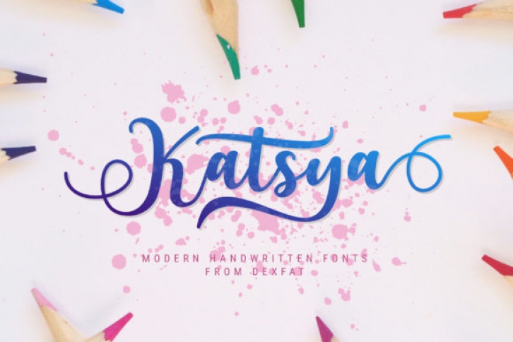 Katsya Script Font Download
