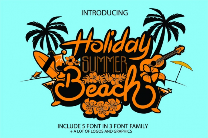 Holiday Summer Beach Font Download