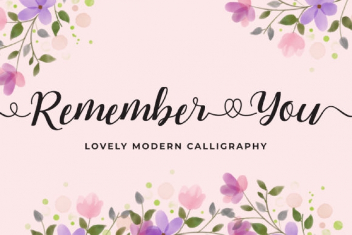 Remember You Font Download