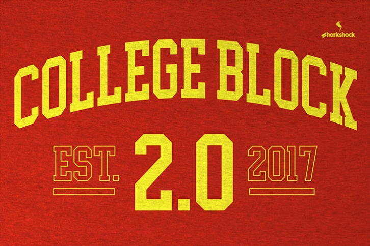 College Block 2.0 Font Download