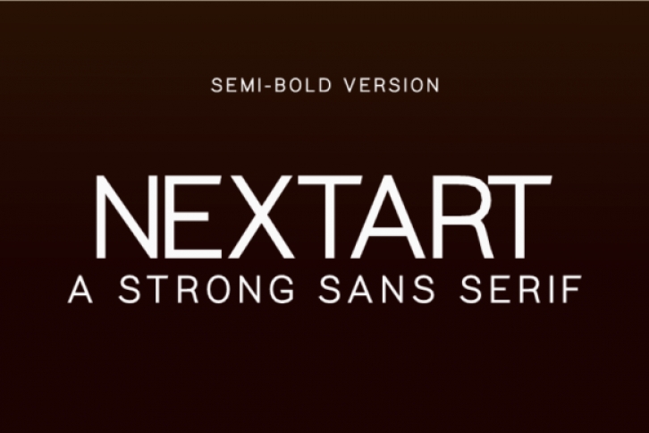 Nextart Semi-Bold Font Download