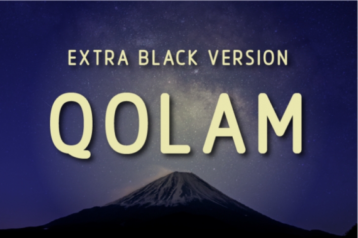 Qolam Extra Black Font Download