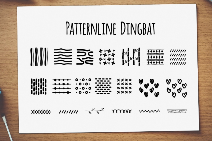 Patternline Dingbat Font Download