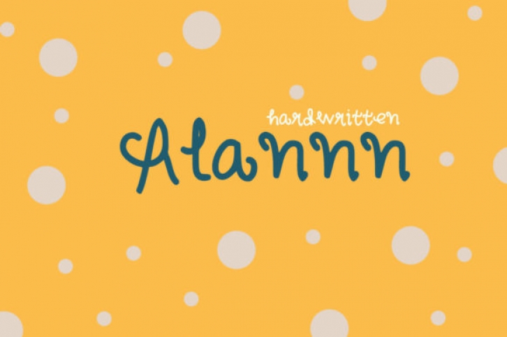 Alannn Font Download