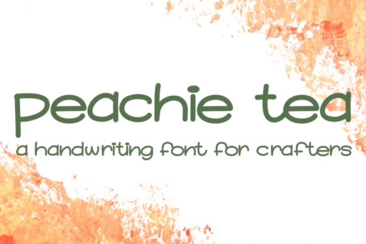 Peachie Tea Font Download