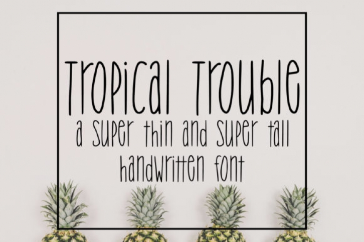 Tropical Trouble Font Download