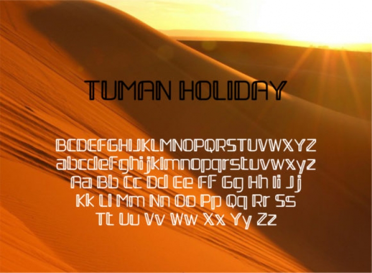 Tuman Holiday Font Download