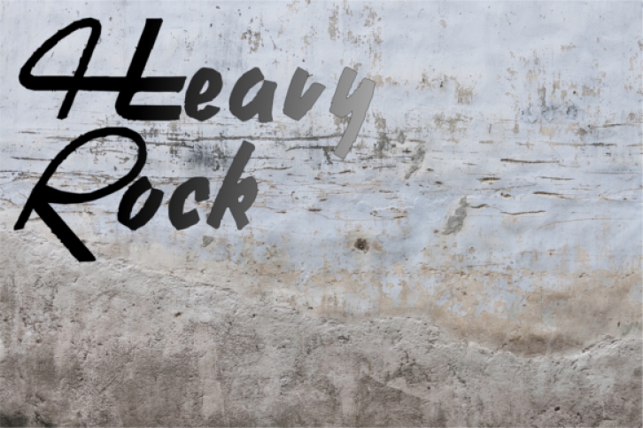 Heavy Rock Font Download