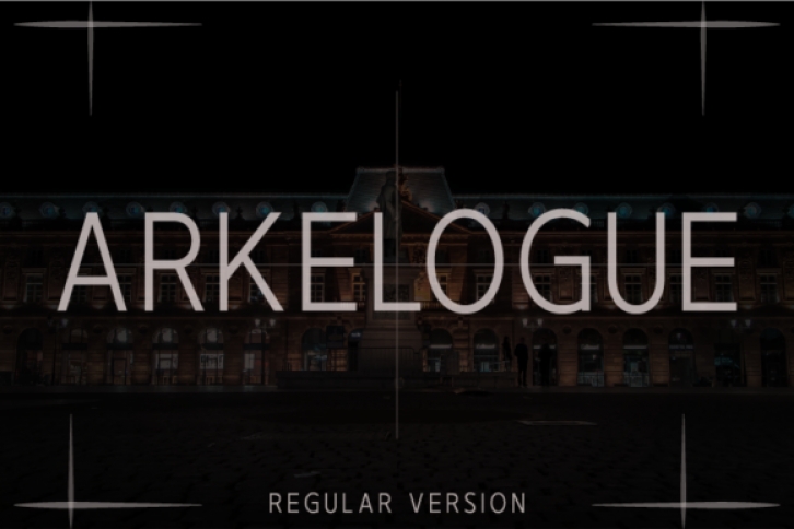 Arkelogue Regular Font Download