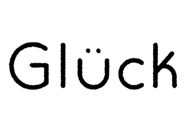 Gluck Rough Font Download