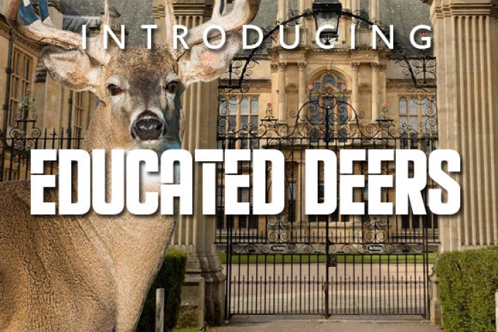 Educated Deers Font Download