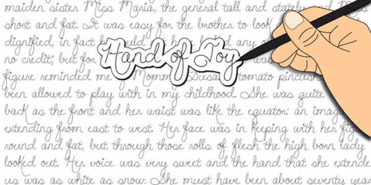 Hand Of Joy Font Download