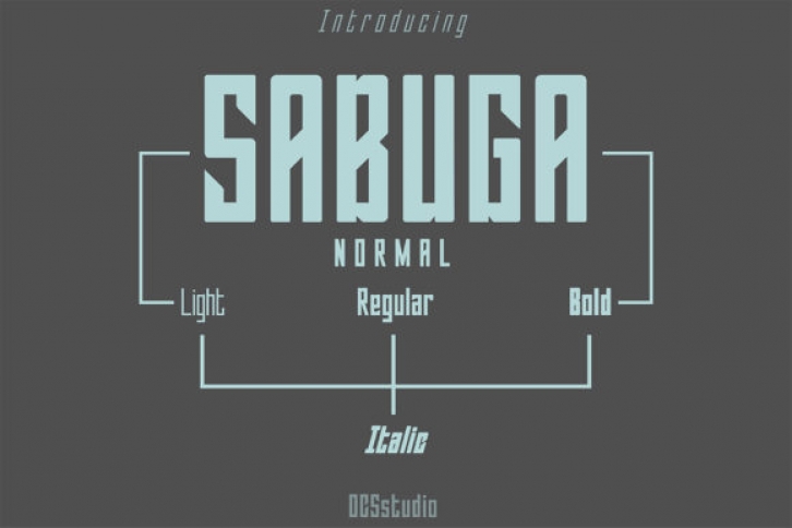 Sabuga Font Download