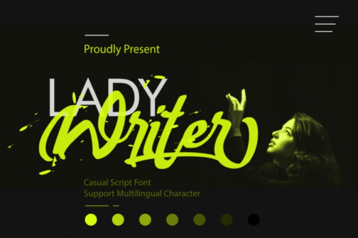 Lady Writer Font Download