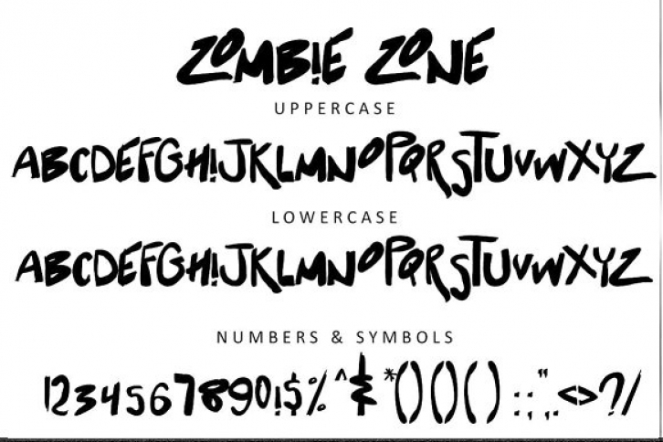 Zombie Zone Font Download