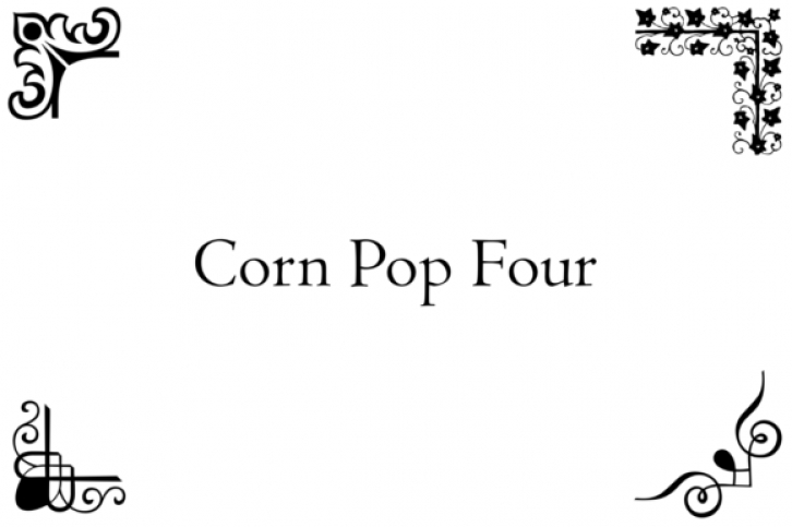 Corn Pop Four Font Download