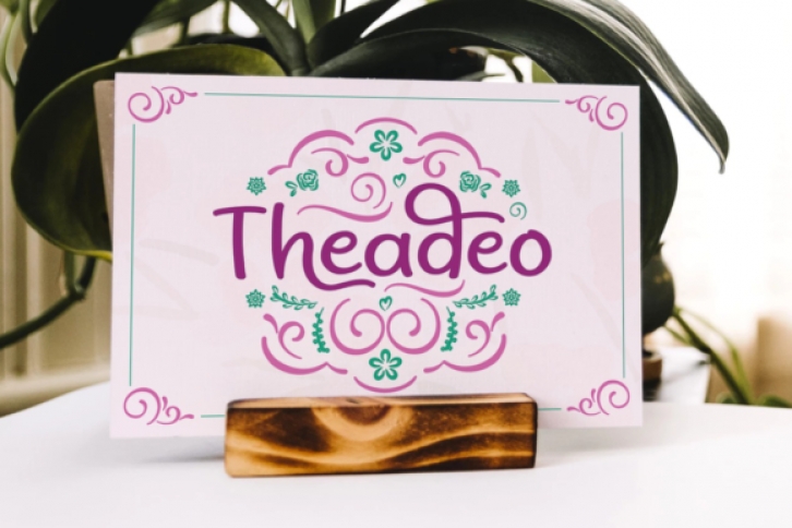 Theadeo Font Download