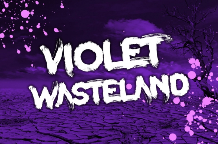 Violet Wasteland Font Download