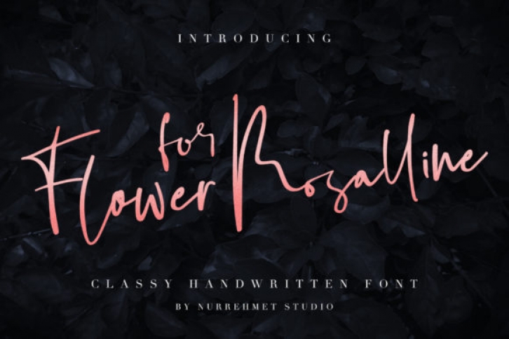 Flower for Rosalline Font Download