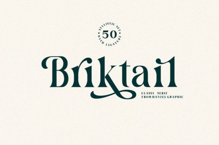 Briktail Font Download