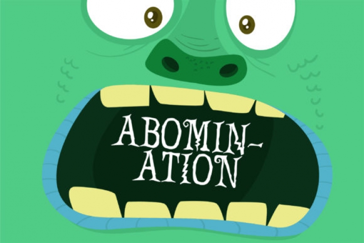 Abomination Font Download