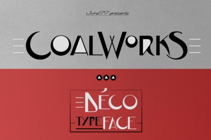 JVNE CoalWorks Font Download