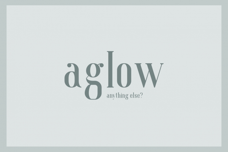 Aglow Font Download