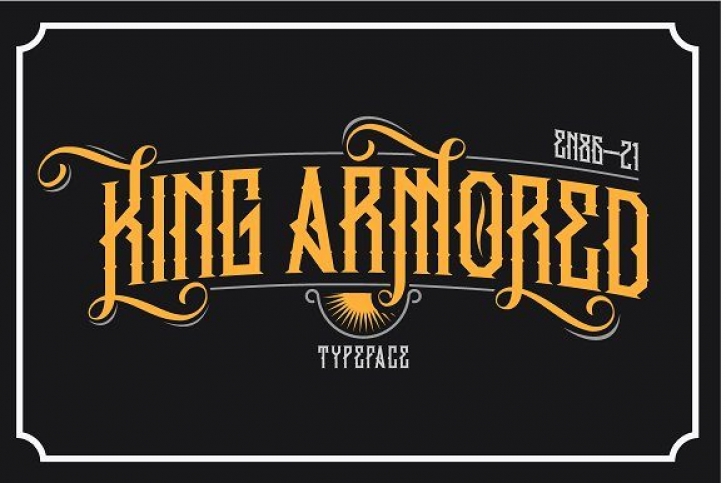King Armored Font Download